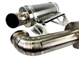 Packard Performance 3” Titanium Turbo Back Exhaust (Dual Muffler)