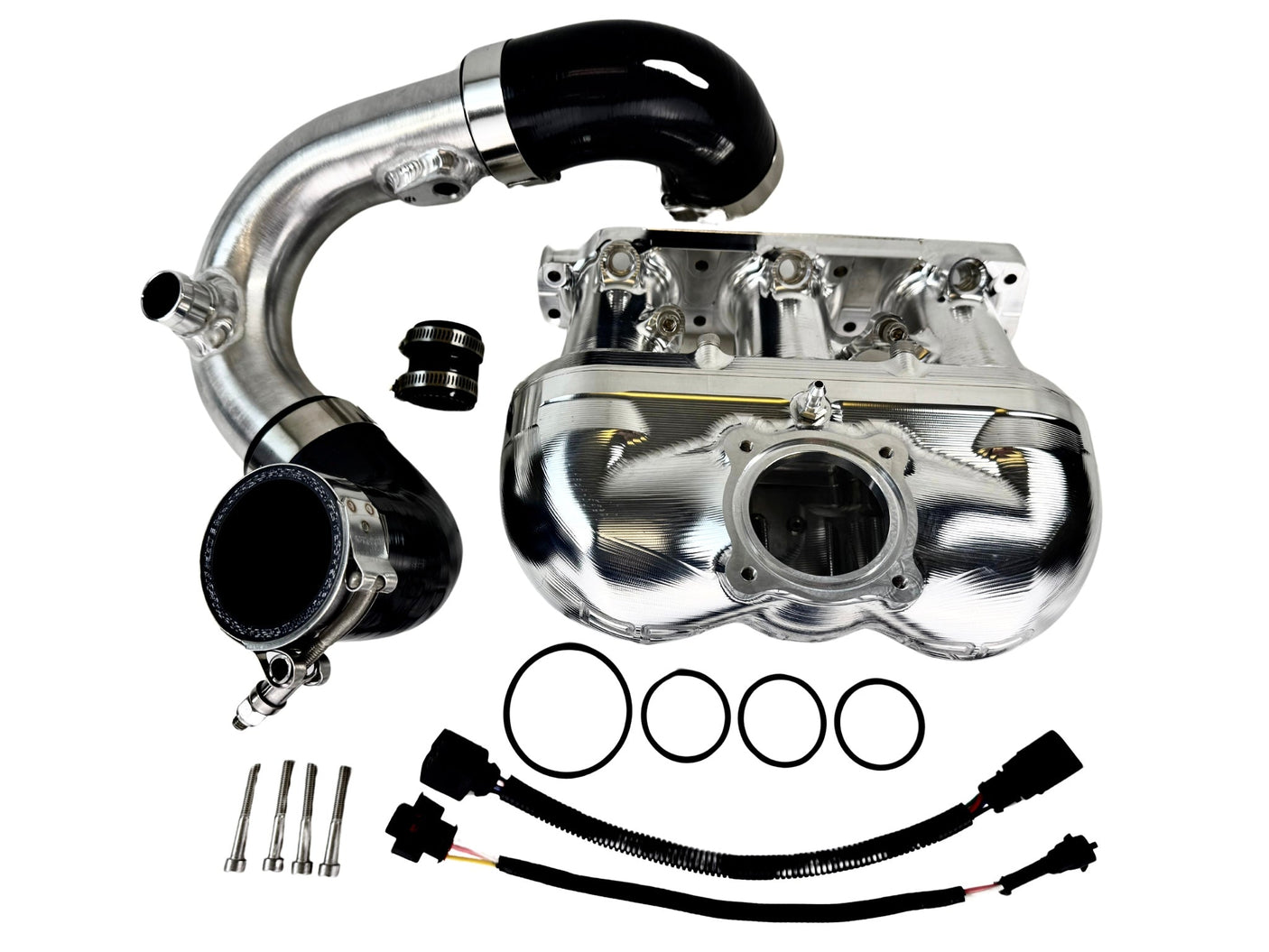 Packard Performance billet intake plenum for Can-Am Maverick X3 — view 1