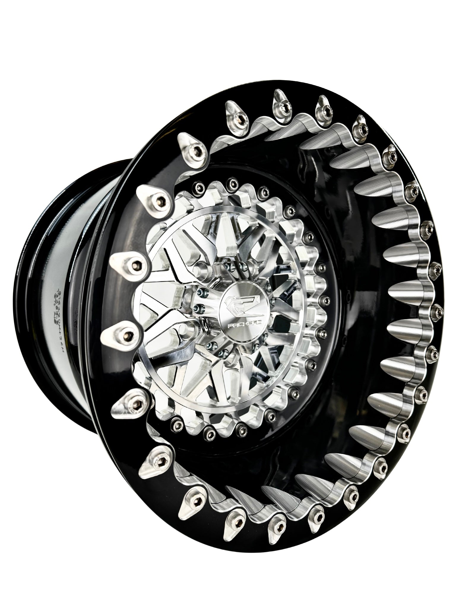 Photo of Apollo - FF Forged Beadlock - Silver RZR Pro R 5x4.5 by Ultra-light by Packard Performance - Premium for UTVs / Side by Sides