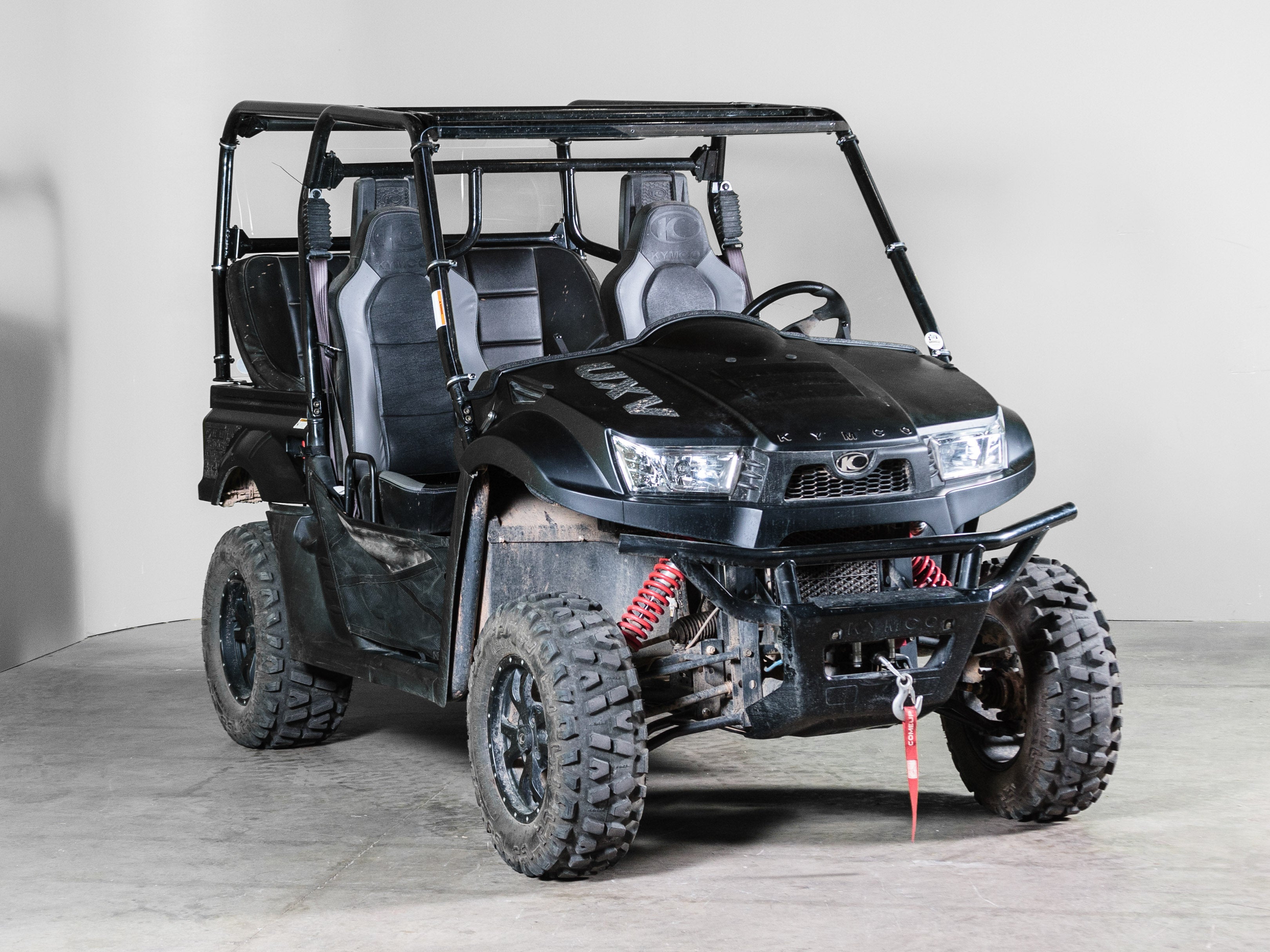 Photo of TK00671 2018+ KYMCO 700i, 2 AND 4 SEATER FULL UTV WINDSHIELD - SCRATCH RESISTANT 1/4” by TerraRider UTV Windshields & Accessories - Premium for UTVs / Side by Sides
