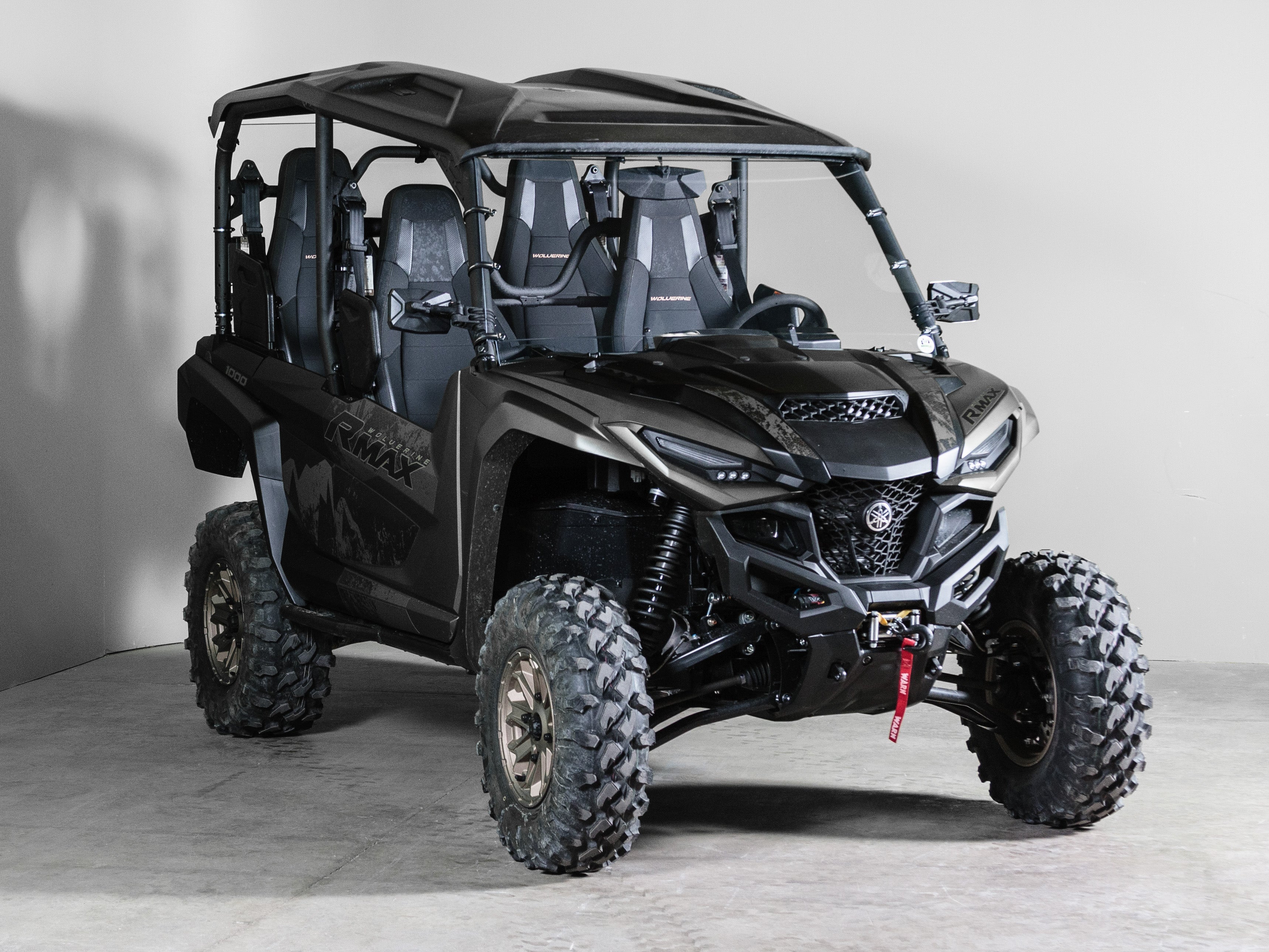 Photo of TK00855 YAMAHA RMAX FULL UTV WINDSHIELD - STANDARD 3/16" by TerraRider UTV Windshields & Accessories - Premium for UTVs / Side by Sides
