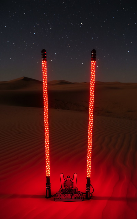 Photo of RGBW Vehicle Lighting System with Brake & Turn Signals by Marshin Whips - Premium for UTVs / Side by Sides