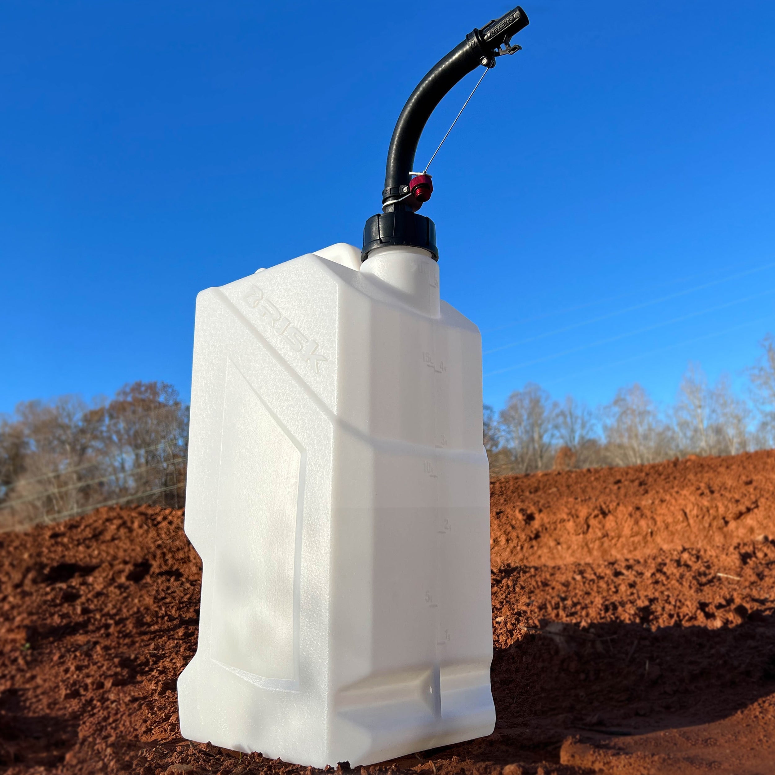 Photo of EZ5 - 5 Gallon Utility Jug & Pour Spout Combo by Risk Racing - Premium Fuel Cans for UTVs / Side by Sides