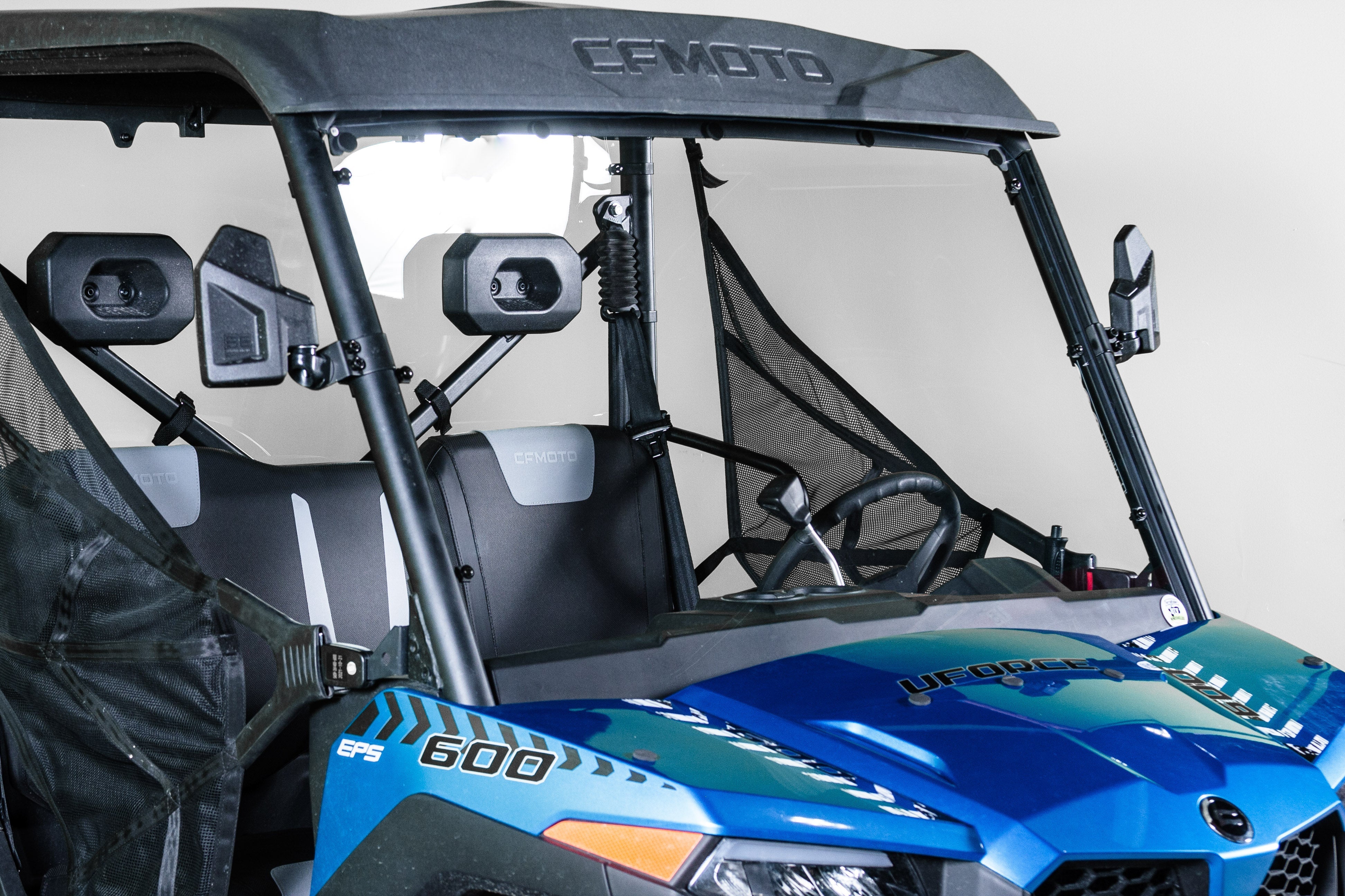 Photo of CFMOTO UFORCE 600 WITH PRO FIT FRAME FULL UTV WINDSHIELD (TK00540, TK00541 & TK00542) by TerraRider UTV Windshields & Accessories - Premium for UTVs / Side by Sides