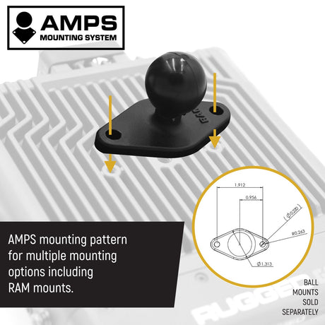 Photo of Rugged Rambler G4 GMRS Mobile Radio by Rugged Radios - Premium for UTVs / Side by Sides
