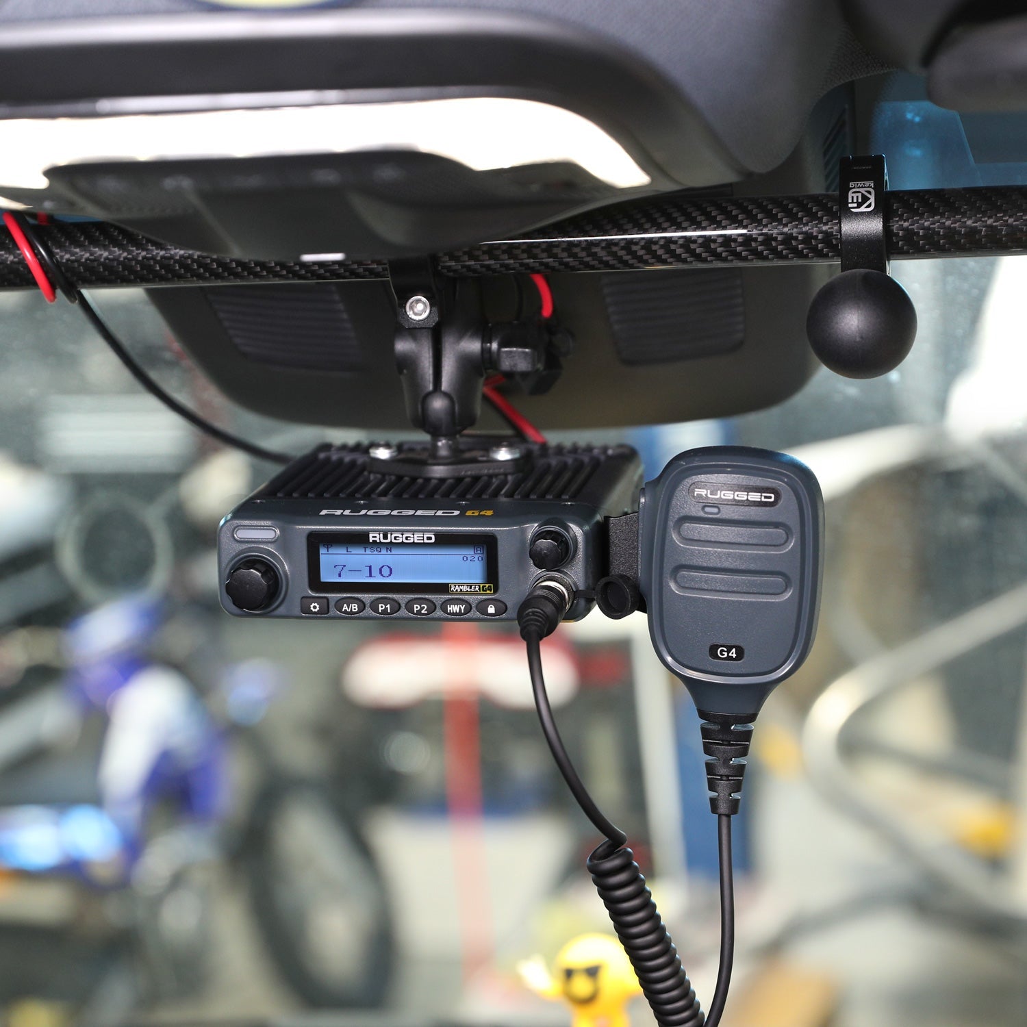 Photo of Radio Kit - Rambler G4 GMRS Mobile Radio with Antenna by Rugged Radios - Premium for UTVs / Side by Sides