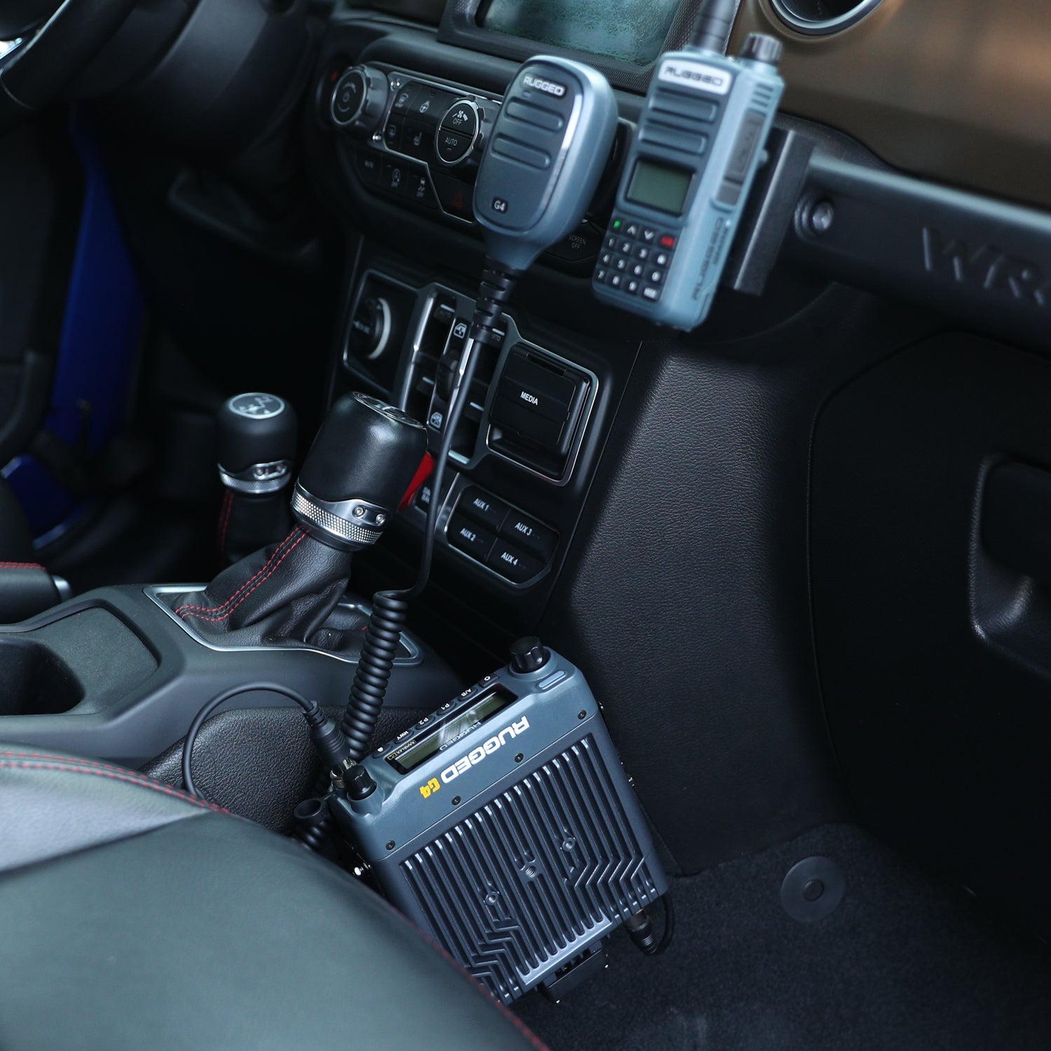 Photo of Radio Kit - Rambler G4 GMRS Mobile Radio with Antenna by Rugged Radios - Premium for UTVs / Side by Sides