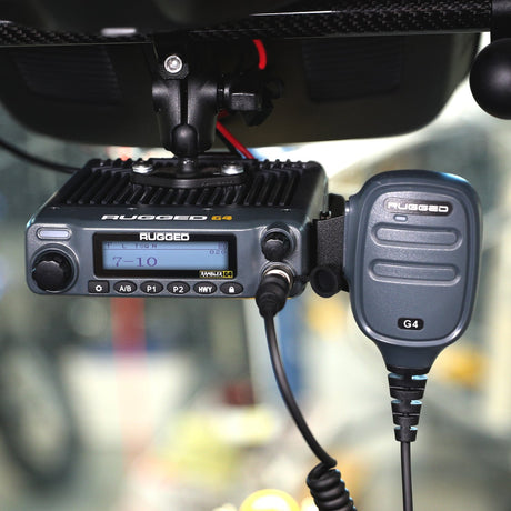 Photo of Mobile Radio Hand Mic Mount by Rugged Radios - Premium for UTVs / Side by Sides