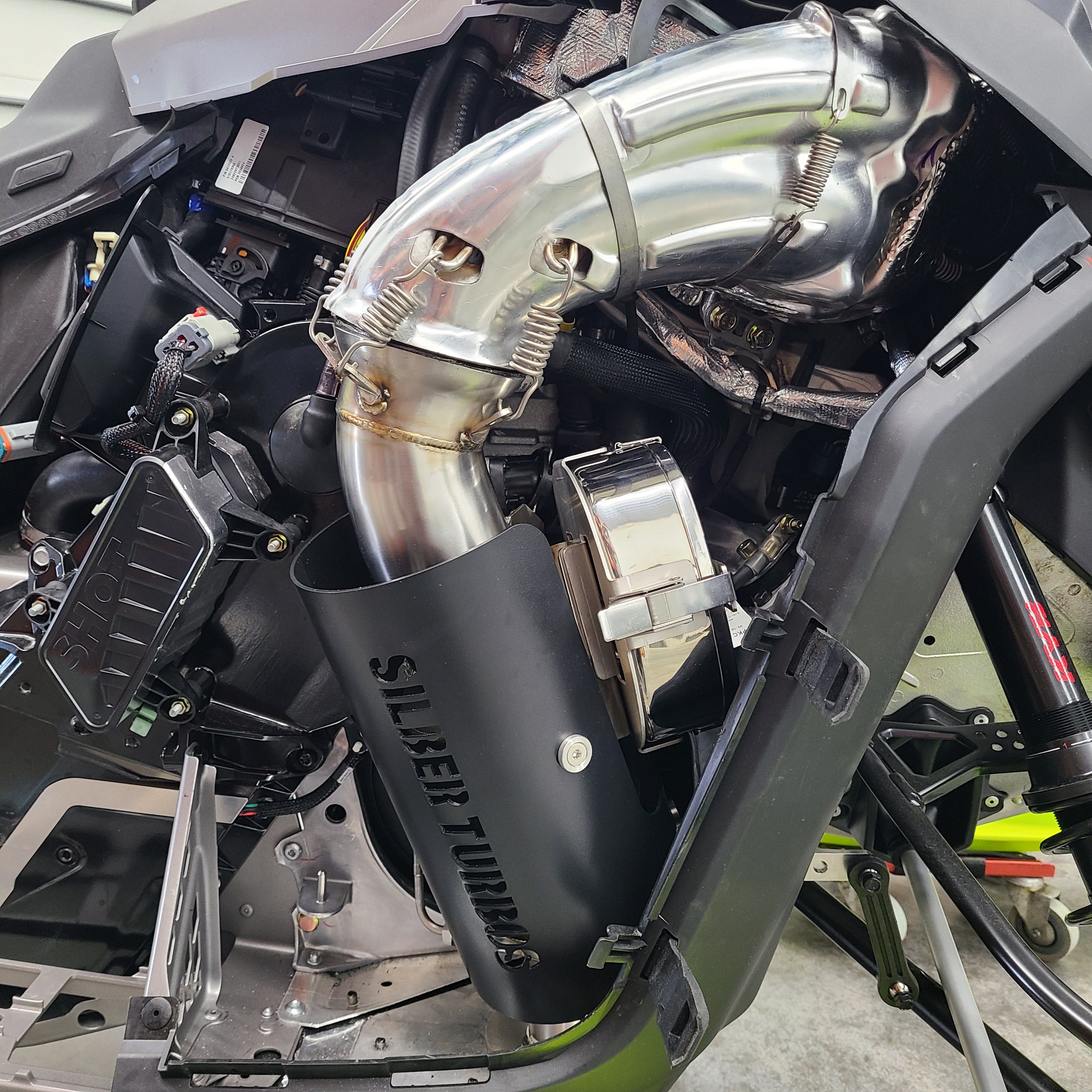 Ski-Doo Gen4 Turbo Lightweight Silencer w/ Cooker (less than 7 pounds!)