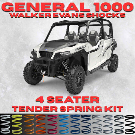 Polaris General 1000 4-Seater Tender Spring Kit - 2-3 Inch Lift