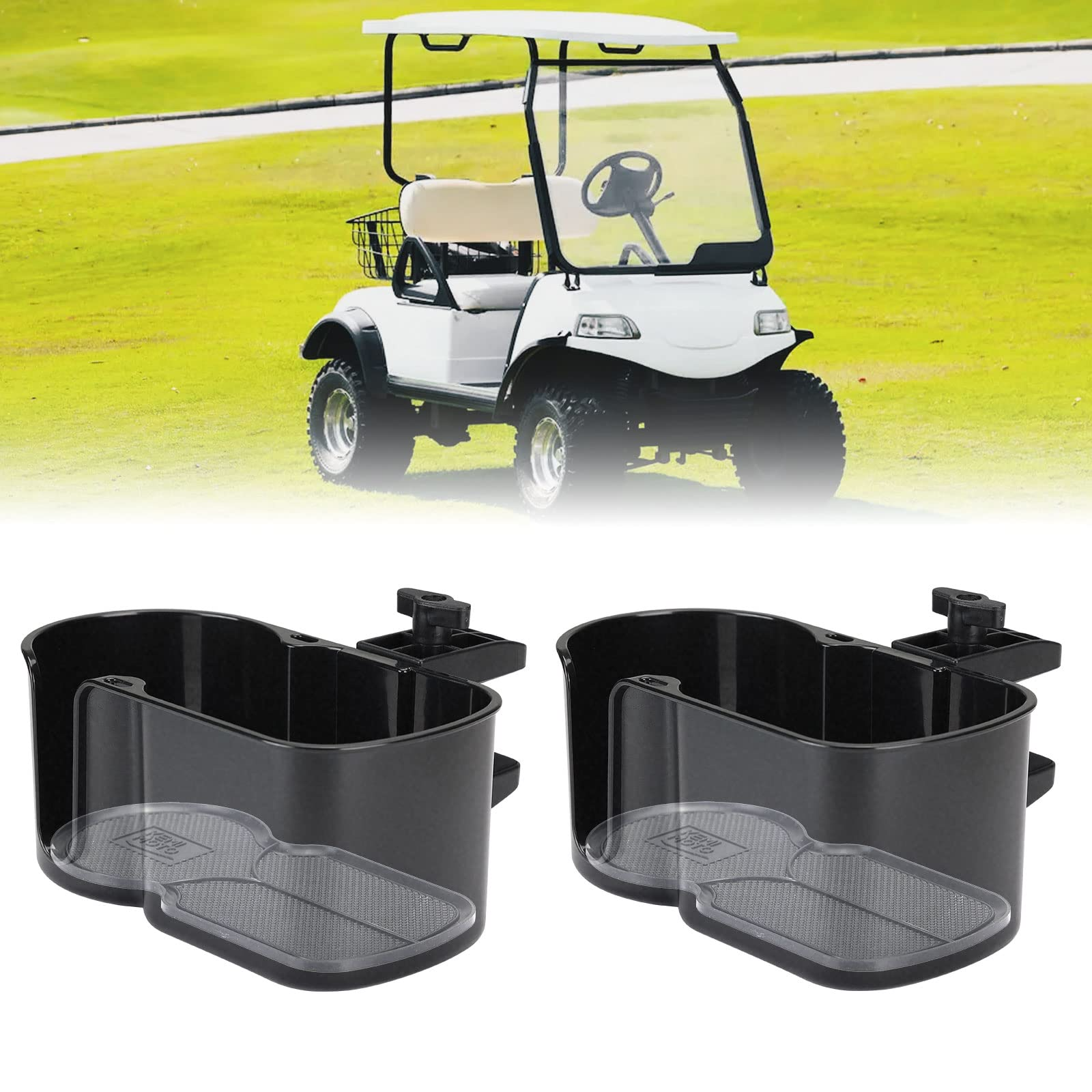 Photo of Kemimoto Desk Cup Holder, Table Organizer for Office, Lawn Chair, Golf Cart, Pontoon Boat by Kemimoto - Premium for UTVs / Side by Sides