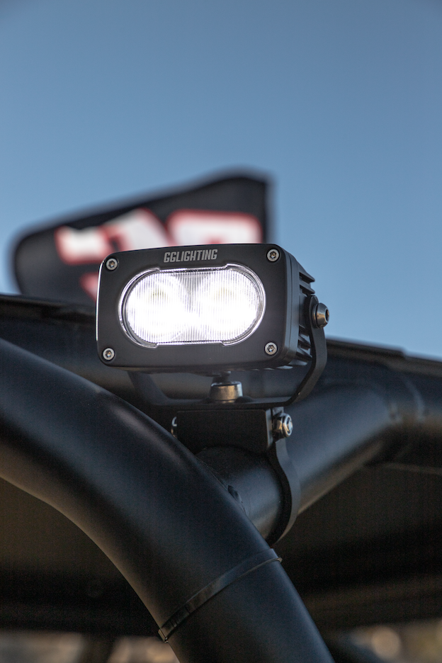 Photo of GP10 Offroad LED Pod Bundle White With Free Wiring Harness by GGLighting - Premium for UTVs / Side by Sides