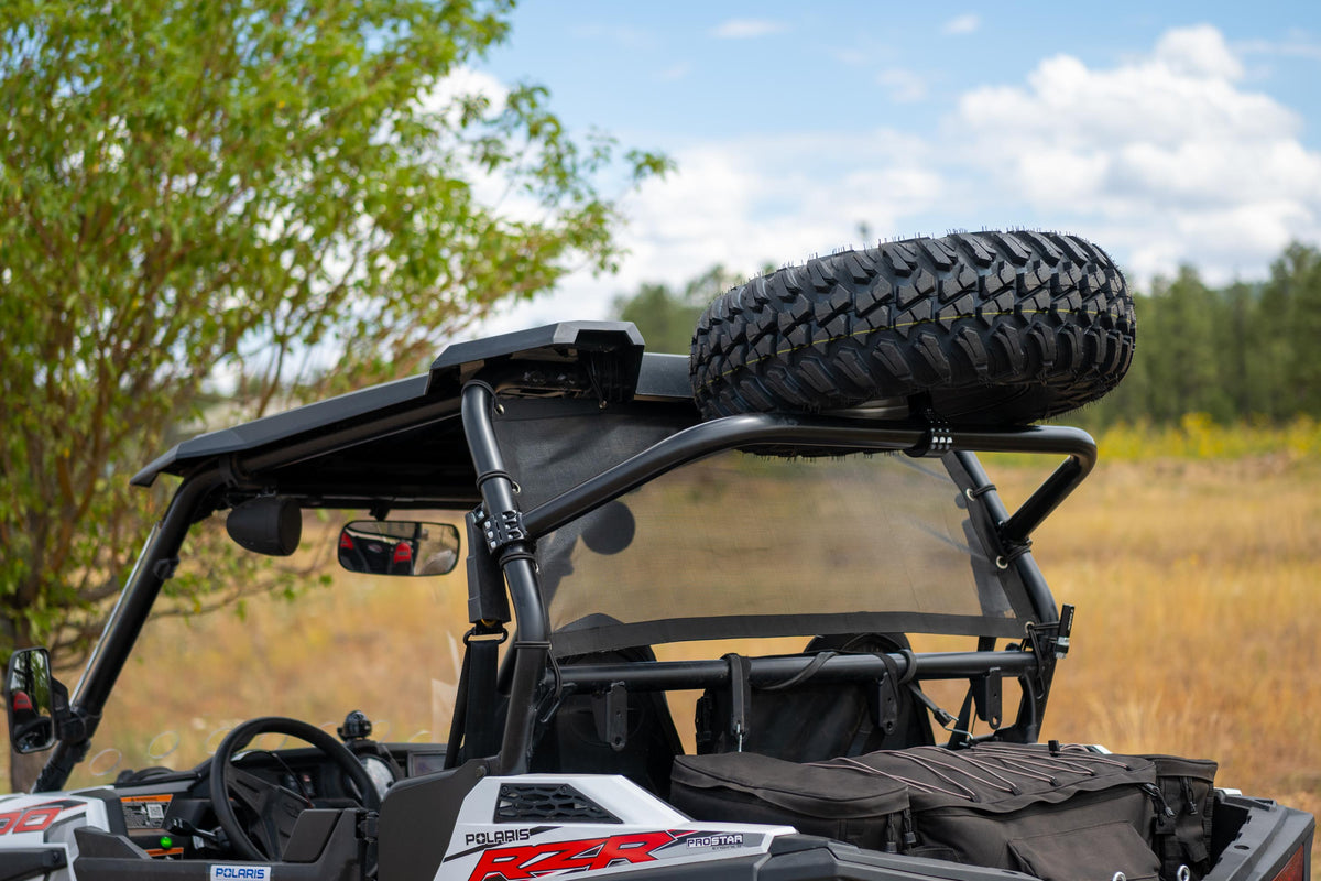 Photo of RZR 1000 S Dual Clamp Spare Tire Mount by Factory UTV - Premium Spare Tire Mounts for UTVs / Side by Sides