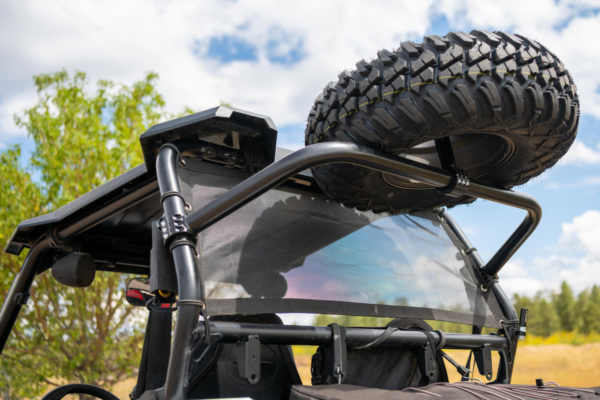 Photo of RZR 1000 S Dual Clamp Spare Tire Mount by Factory UTV - Premium Spare Tire Mounts for UTVs / Side by Sides