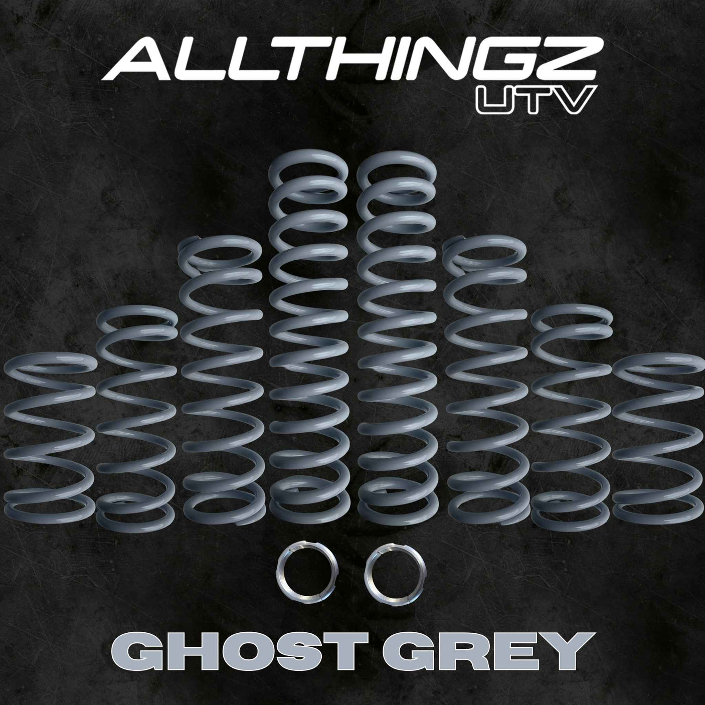 AllThingz UTV Polaris RZR XP 1000 4 Seater Dual Rate Spring Kit - 2-3" Lift + 80% Better Ride