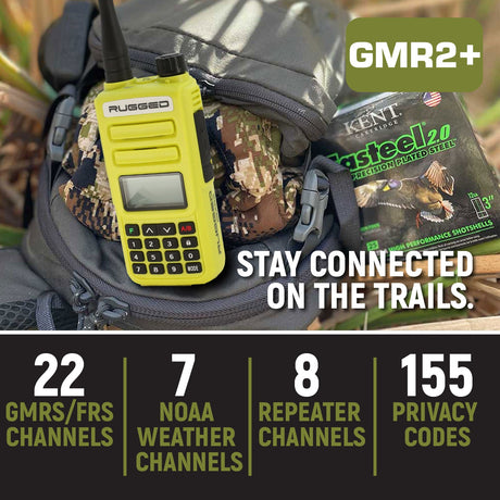 Photo of GO BAG - High Visibility GMR2 PLUS Emergency Radio Bundle by Rugged Radios - Premium for UTVs / Side by Sides