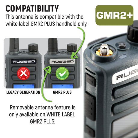 Photo of Magnetic Mount Antenna for Rugged GMR2 PLUS Handheld Radios by Rugged Radios - Premium for UTVs / Side by Sides