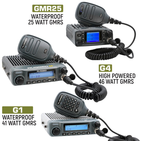 Photo of Toyota Tundra Two-Way GMRS Mobile Radio Kit by Rugged Radios - Premium for UTVs / Side by Sides