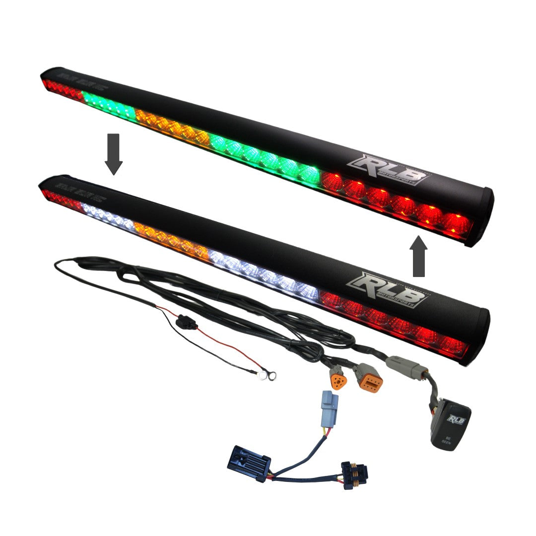 Photo of Polaris General LED Chase Light - Dual-Color (GREEN/WHITE) by RLB Motorsports - Premium CHASE LIGHT BY UTV for UTVs / Side by Sides