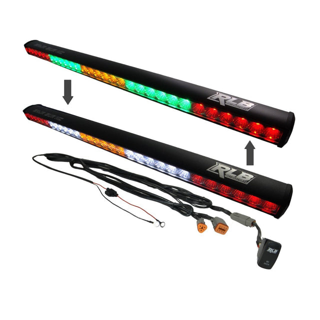 Photo of Chase Light – Baja Sur Dual Color GREEN/WHITE by RLB Motorsports - Premium CHASE LIGHT UNIVERSAL for UTVs / Side by Sides