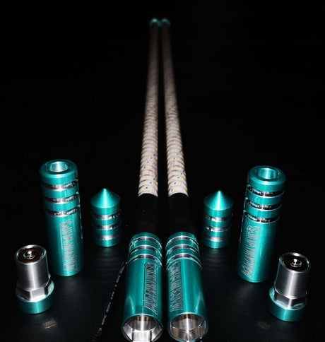 Photo of GAME CHANGER - TEAL (SET) by Marshin Whips - Premium for UTVs / Side by Sides
