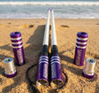 Photo of Game Changer LED Whip Set - Green, White & Red by Marshin Whips - Premium for UTVs / Side by Sides