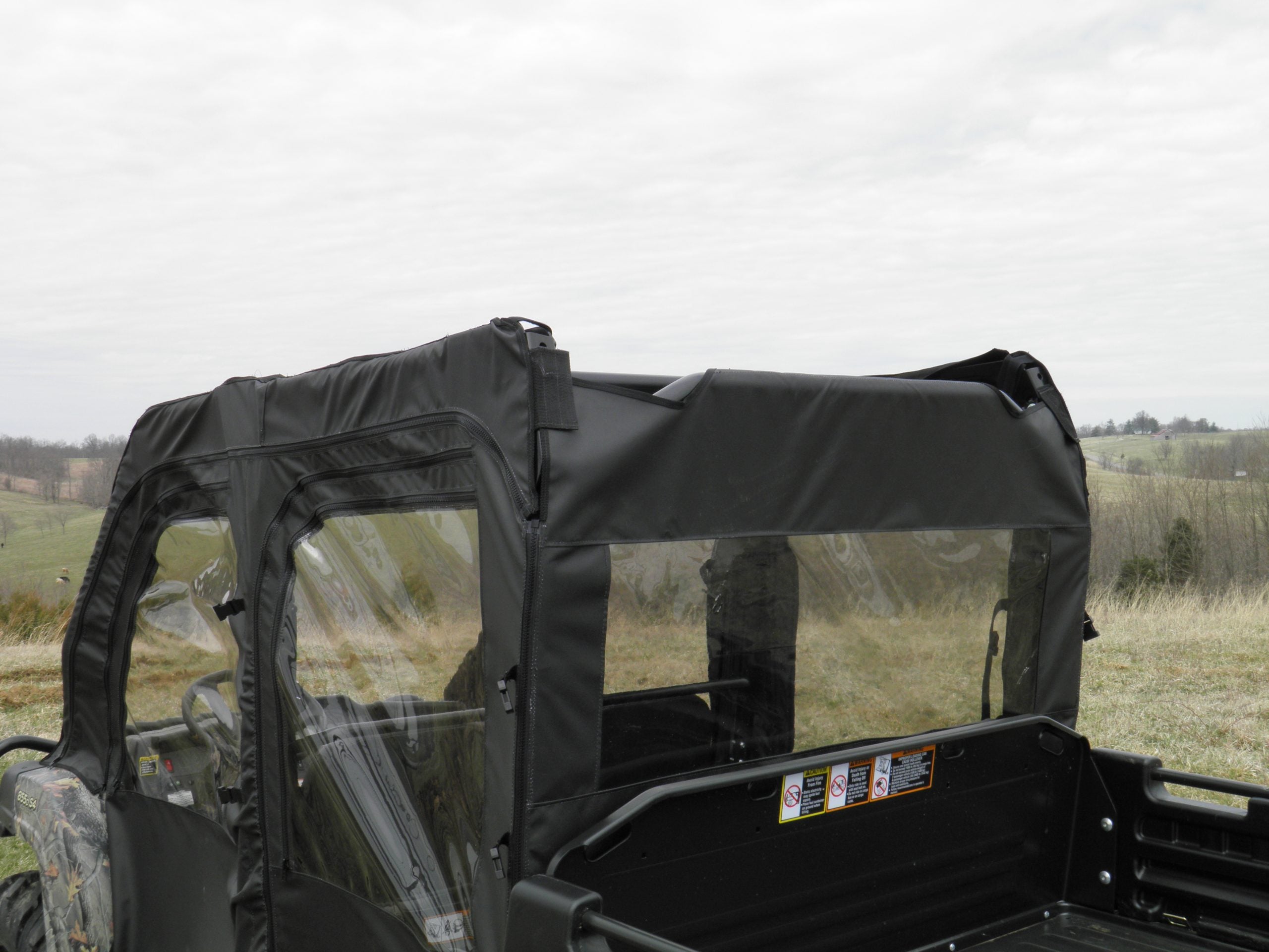 Photo of John Deere Gator XUV 4-Seater - Door/Rear Window Combo by 3 Star UTV - Premium Enclosures for UTVs / Side by Sides