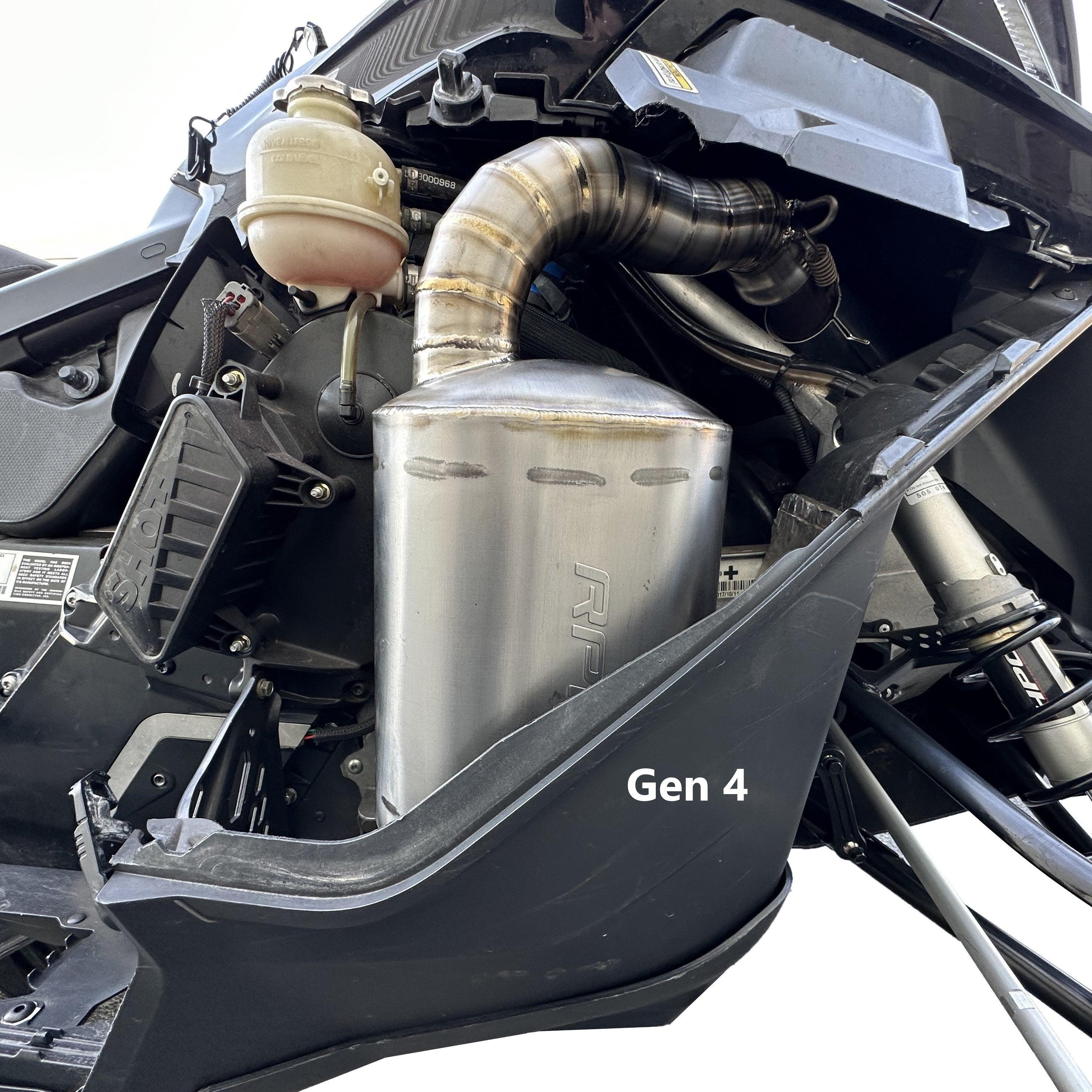 Photo of RPM SXS RPM Gen 4 2017-2022 Ski-Doo 850 NA Titanium Chambered Muffler by RPM SXS - Premium for UTVs / Side by Sides