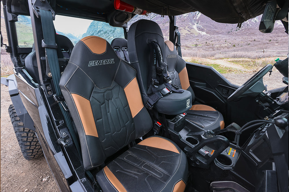 Photo of General Front/Rear Bump Seat (2016-2025) by UTV Mountain Accessories - Premium Bump Seats for UTVs / Side by Sides