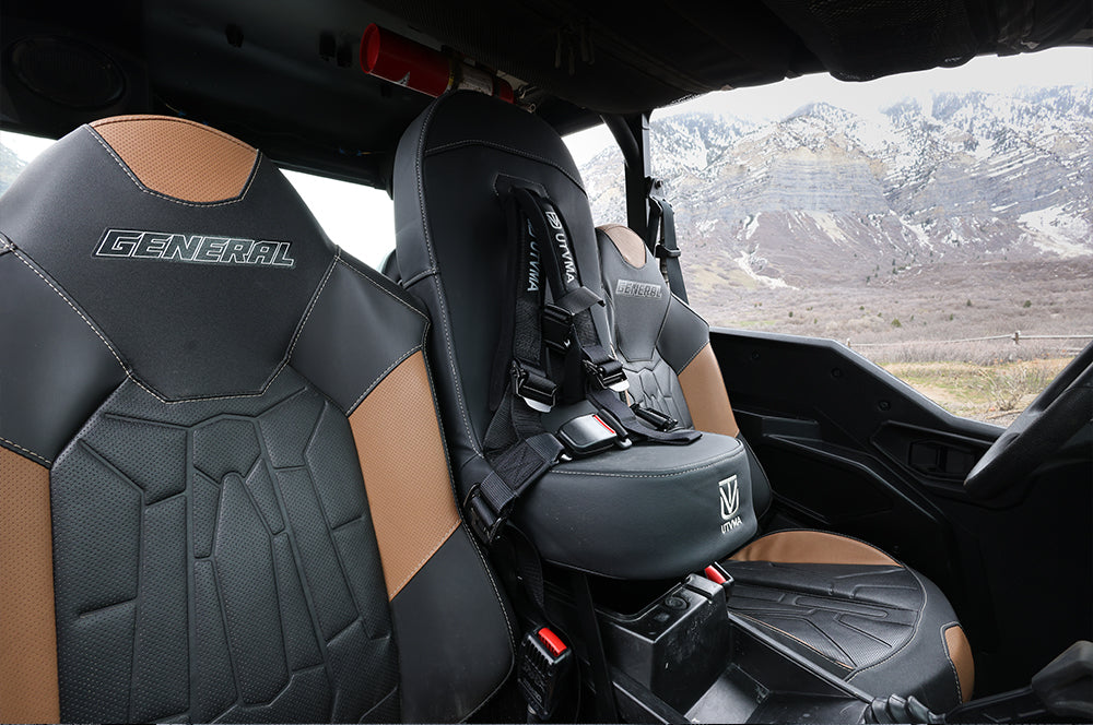Photo of General Front/Rear Bump Seat (2016-2025) by UTV Mountain Accessories - Premium Bump Seats for UTVs / Side by Sides