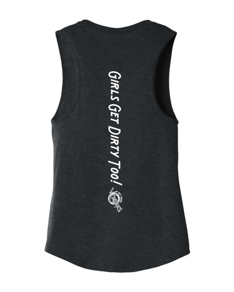 Photo of Get Outside Muscle Tank by OFF-ROAD VIXENS CLOTHING CO. - Premium Ladies Tanks for UTVs / Side by Sides