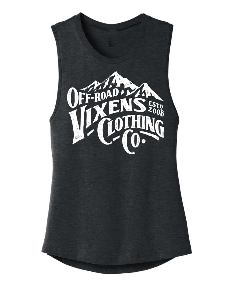 Photo of Get Outside Muscle Tank by OFF-ROAD VIXENS CLOTHING CO. - Premium Ladies Tanks for UTVs / Side by Sides