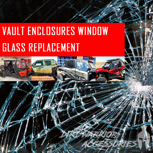 Photo of Dirt Warrior Accessories - Glass Replacement - Vault Windows by Dirt Warrior Accessories - Premium for UTVs / Side by Sides