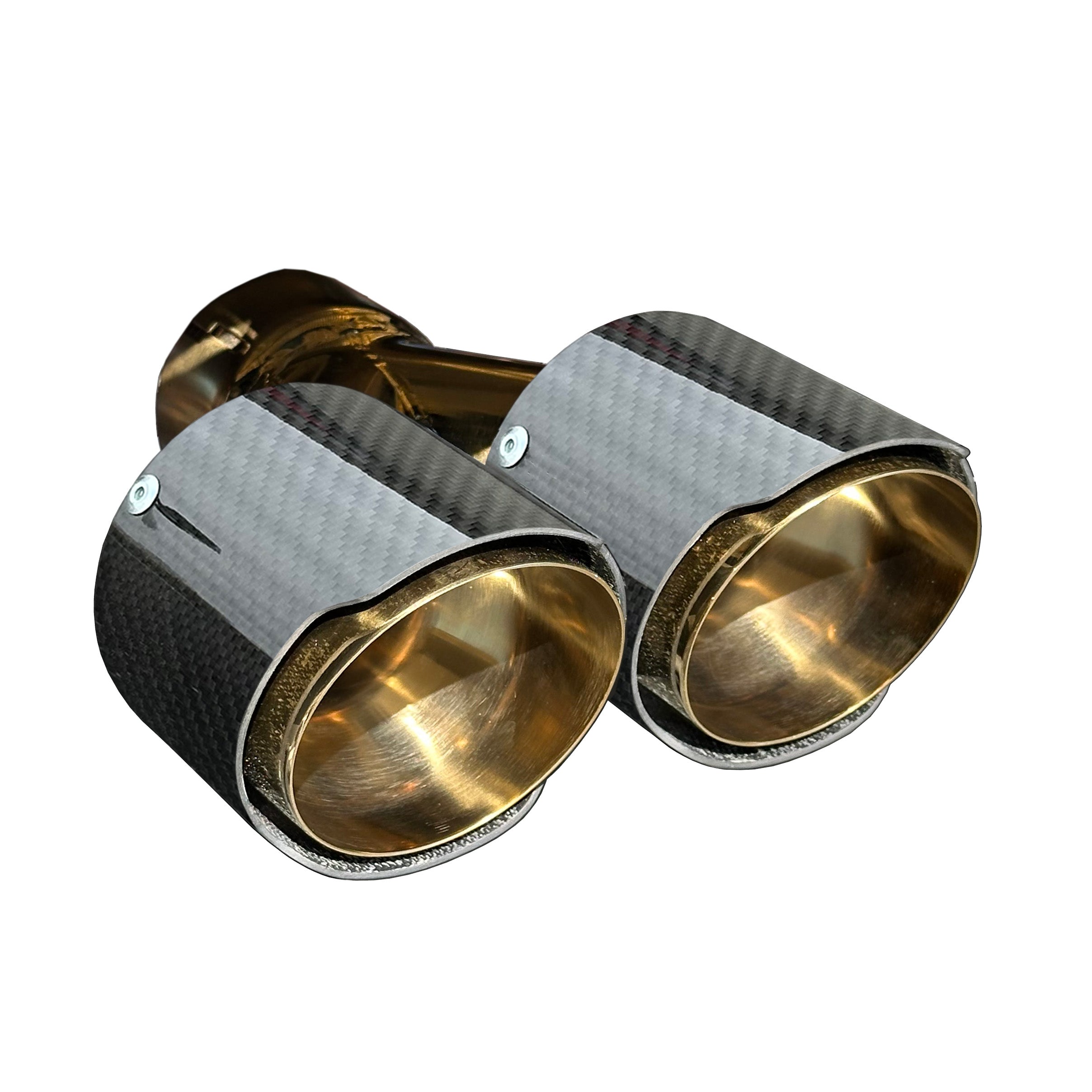 Photo of RPM Speed UTV Carbon / Colored Dual Exhaust Tips by RPM SXS - Premium for UTVs / Side by Sides