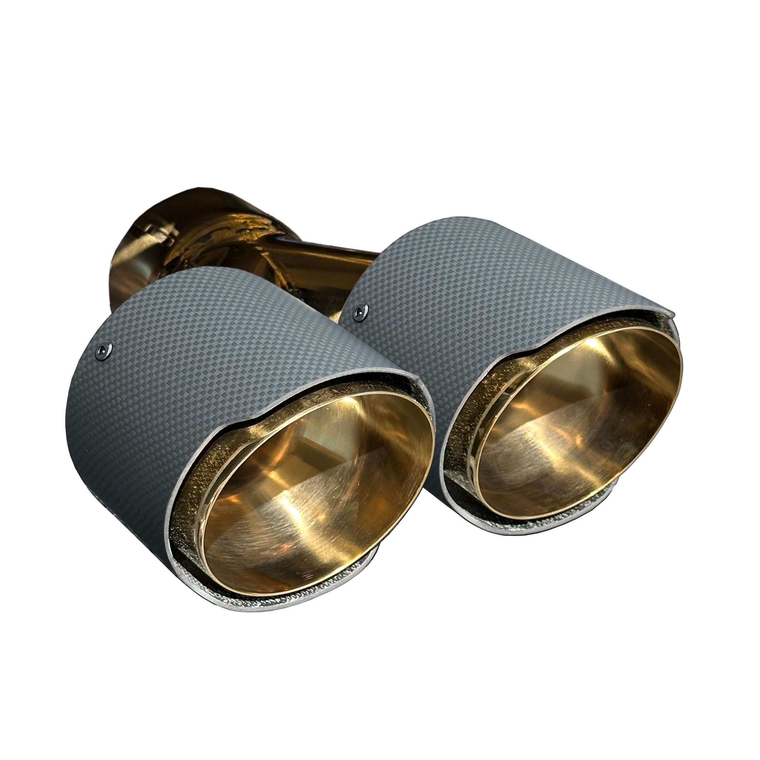 Photo of RPM Speed UTV Carbon / Colored Dual Exhaust Tips by RPM SXS - Premium for UTVs / Side by Sides