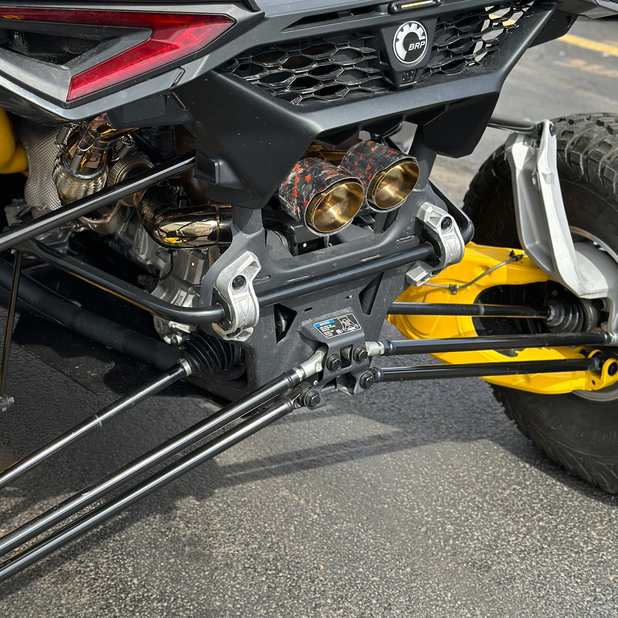 Photo of RPM SXS RPM Maverick R Carbon / Colored Dual Exhaust Tips by RPM SXS - Premium for UTVs / Side by Sides