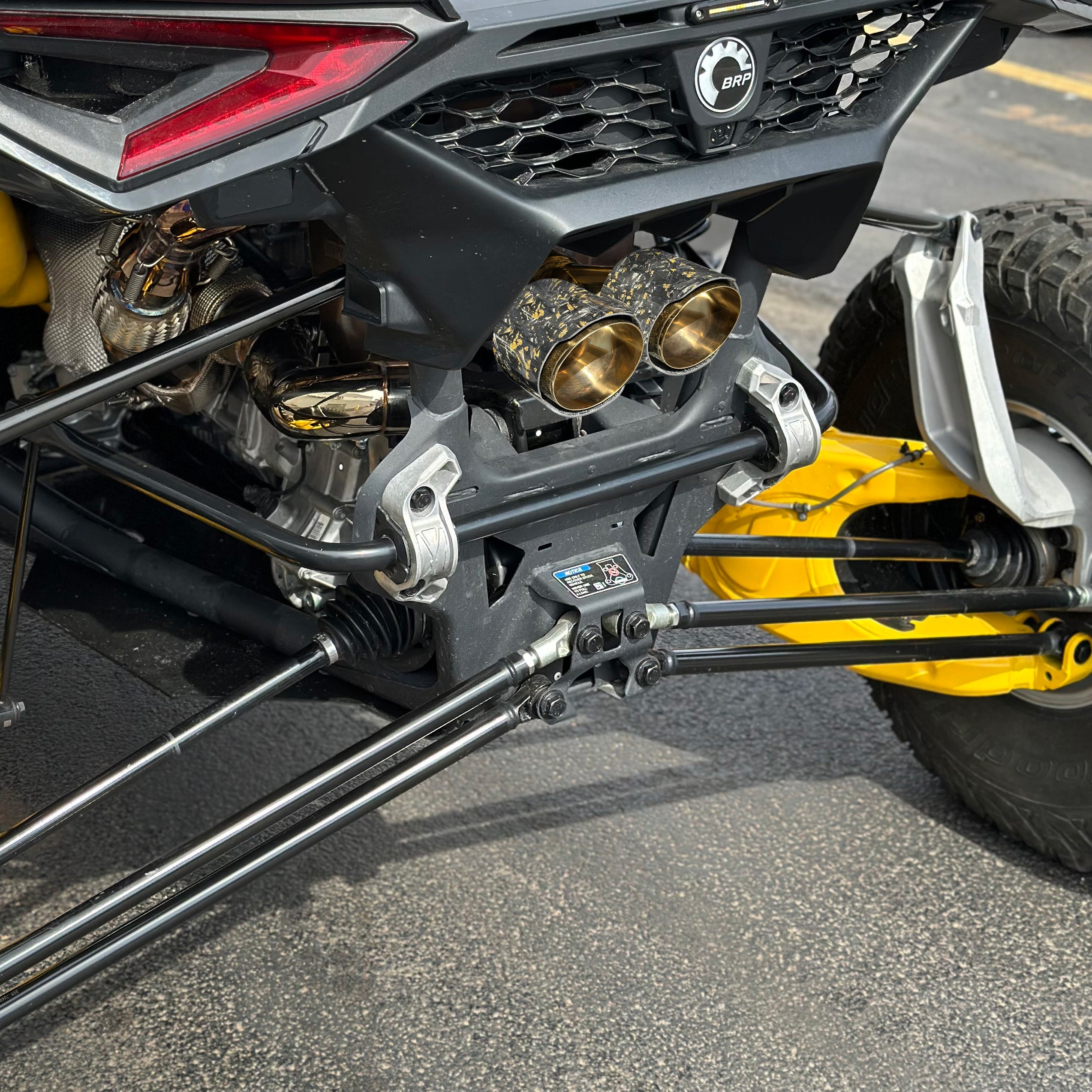 Photo of RPM SXS RPM Maverick R Carbon / Colored Dual Exhaust Tips by RPM SXS - Premium for UTVs / Side by Sides