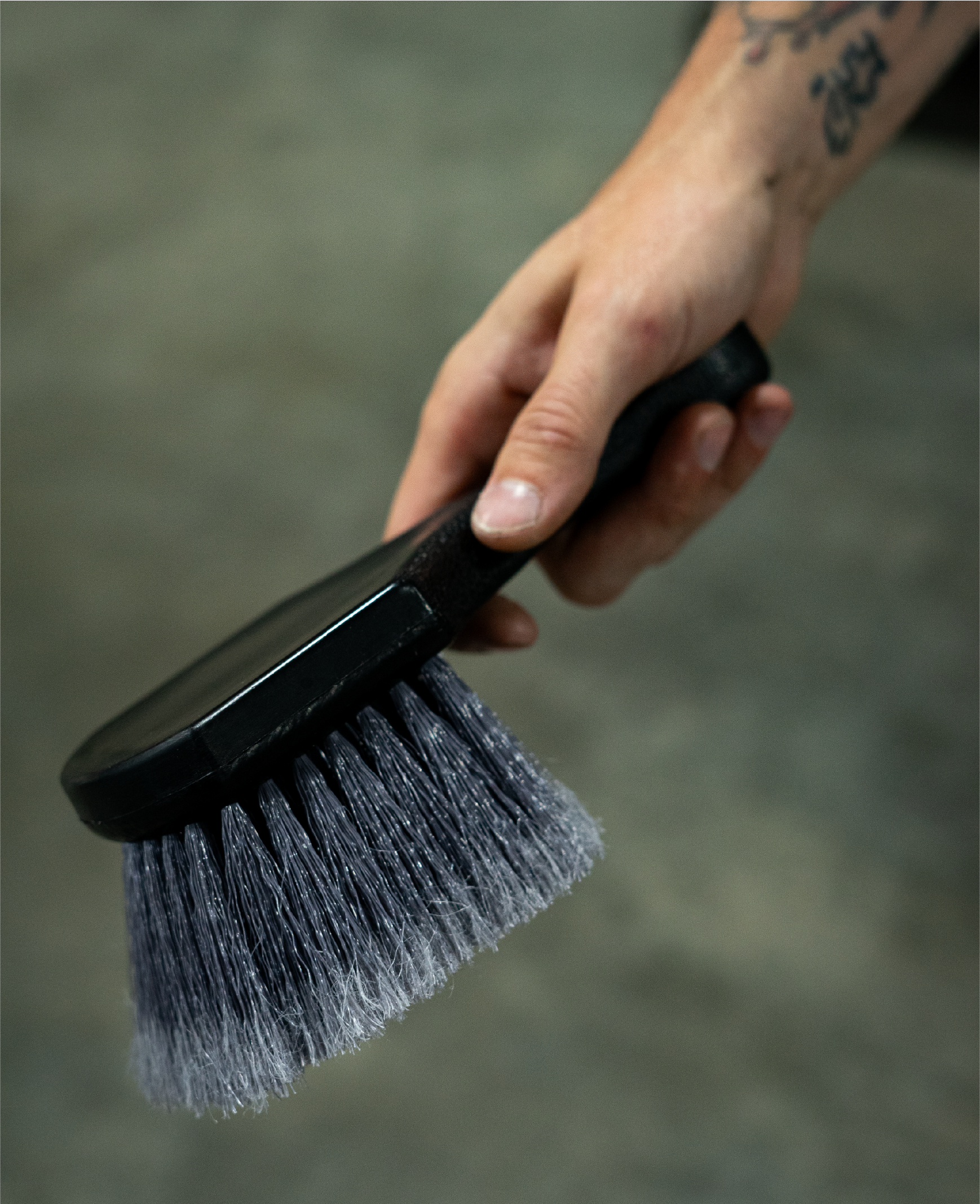 Photo of Wheel + Rubber Brush by Plus Soap - Premium Cleaning Supplies for UTVs / Side by Sides