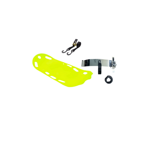 Photo of Fluorescent Green Sled Bundle by safesled - Premium Safe Sled for UTVs / Side by Sides
