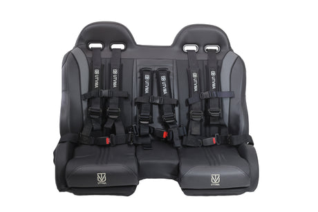 Photo of RZR 900/1000 Trail Front Bench Seat with Harnesses (2015-2025) by UTV Mountain Accessories - Premium Bench Seat for UTVs / Side by Sides