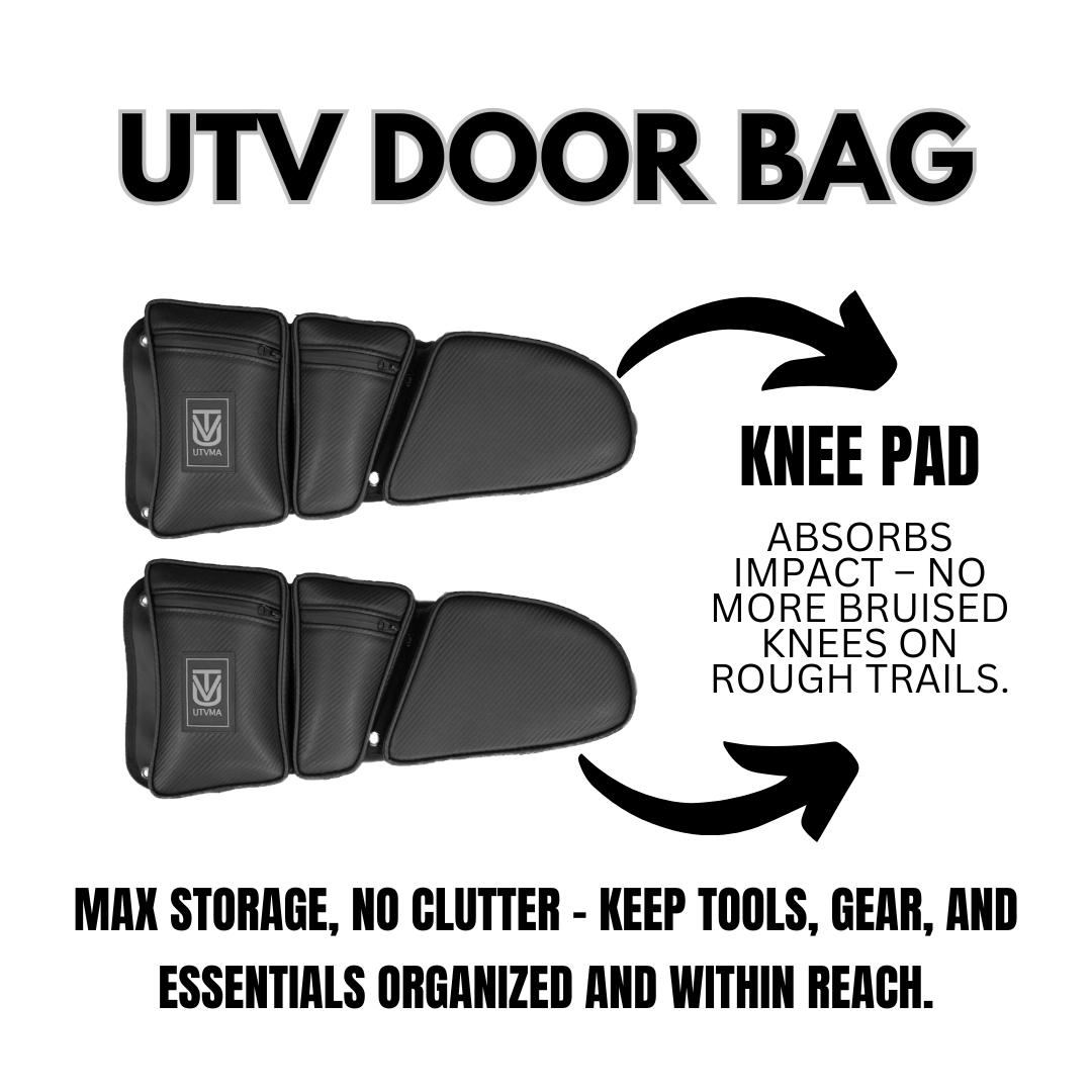 Photo of RZR 900 Front Door Bag Set (2014-2025) by UTV Mountain Accessories - Premium Vehicle Parts & Accessories for UTVs / Side by Sides