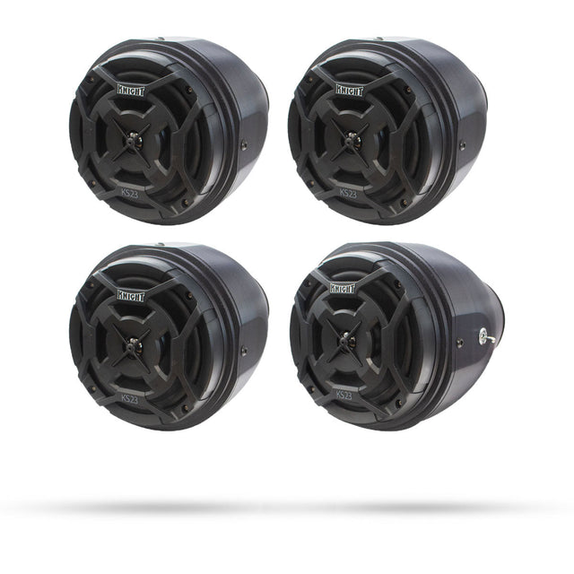 Photo of 4 Waterproof Bluetooth Speaker Pods - 6.5 inch Speakers - Group Kit by Knight ATV - Premium Power Sports for UTVs / Side by Sides