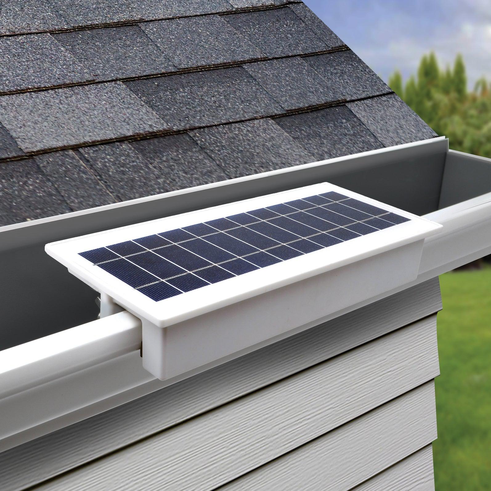 Photo of EZ Solar Home Security Floodlight - Gutter Mounted by STKR Concepts - Premium Light Bars for UTVs / Side by Sides