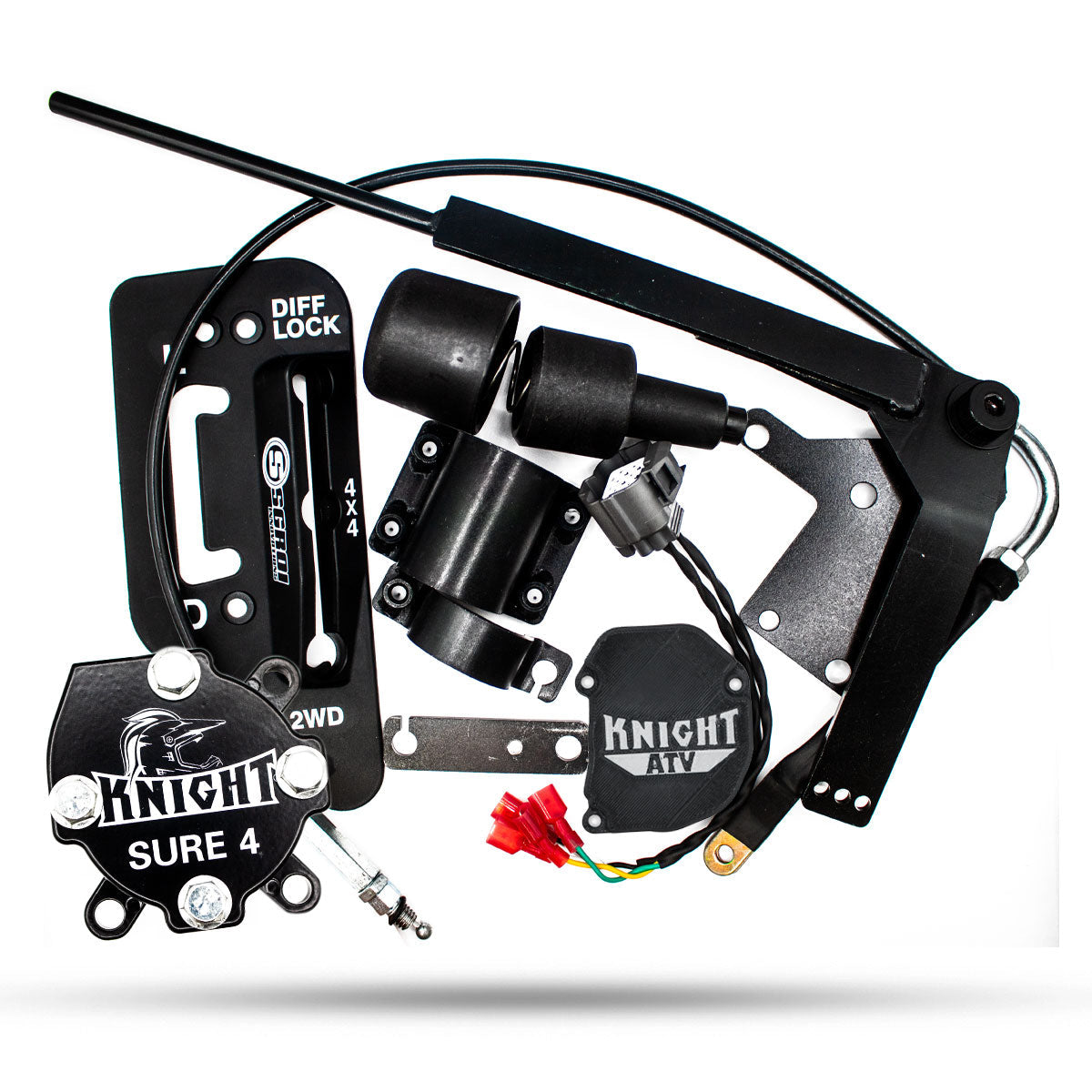 Photo of Honda Sure 4 with Side Shifter by Knight ATV - Premium Apparel & Accessories for UTVs / Side by Sides