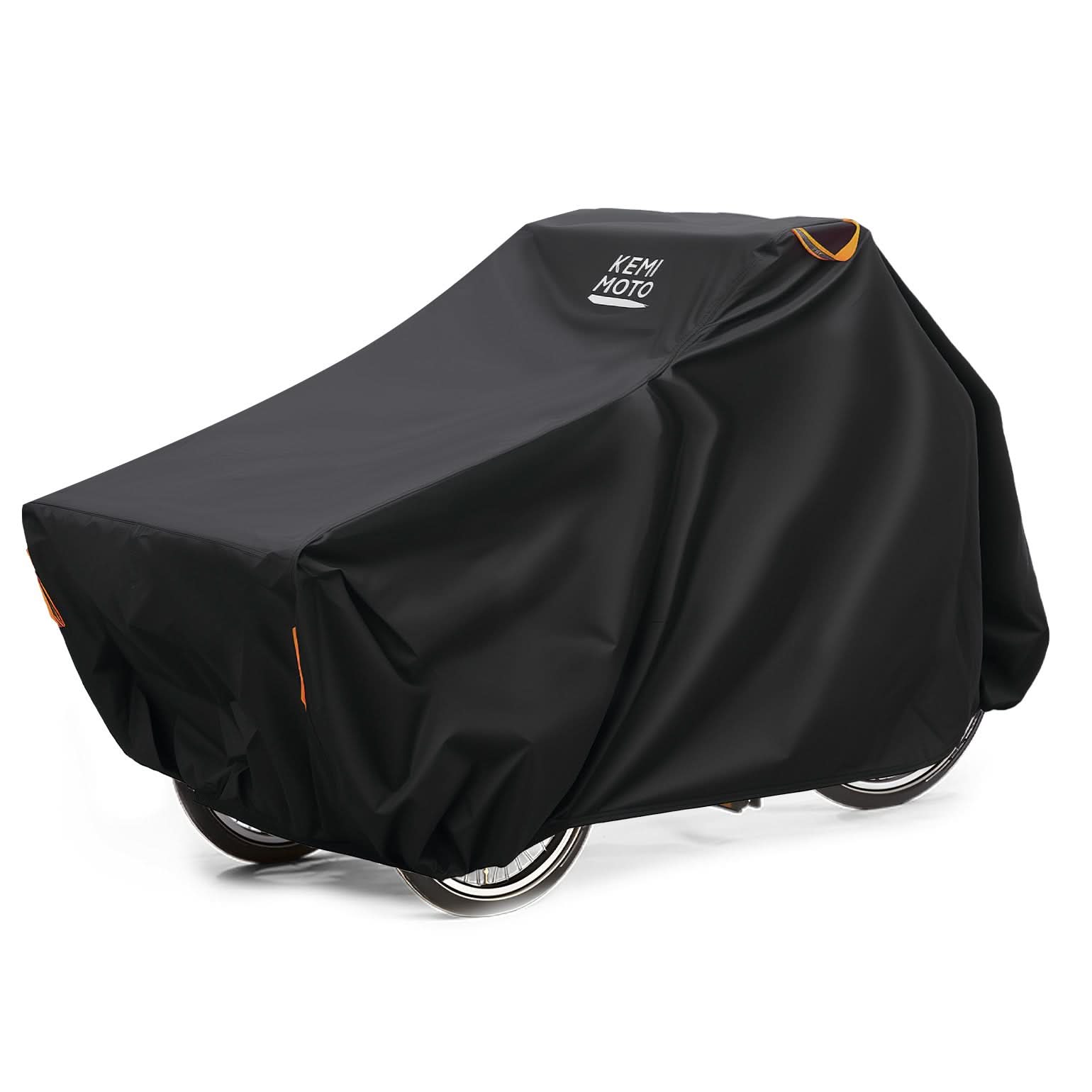 Photo of Rain Waterproof UV Protection Windproof Folding, Bike Tarp for Adult Tricycles, 3 Wheel Bikes, Cargo Bikes by Kemimoto - Premium for UTVs / Side by Sides