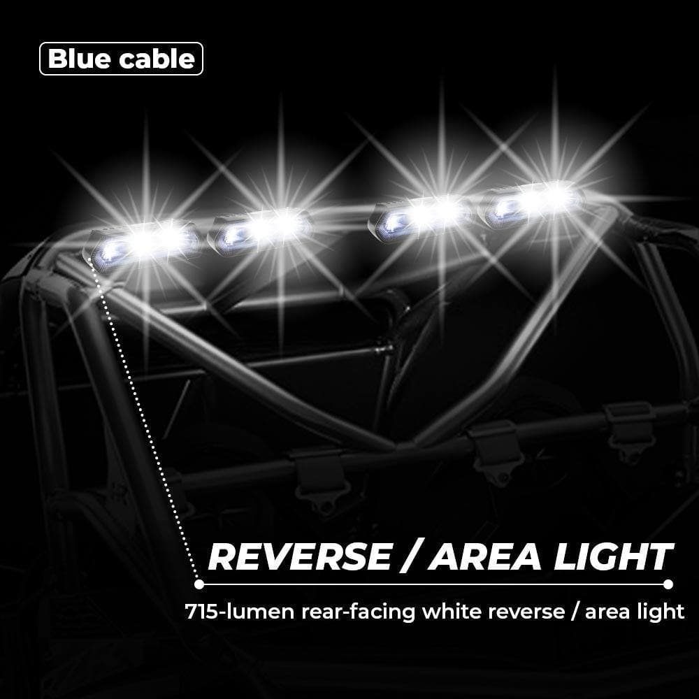 Photo of Universal Roll Bar Tail Light For RZR Ranger, Maverick X3 by Kemimoto - Premium for UTVs / Side by Sides