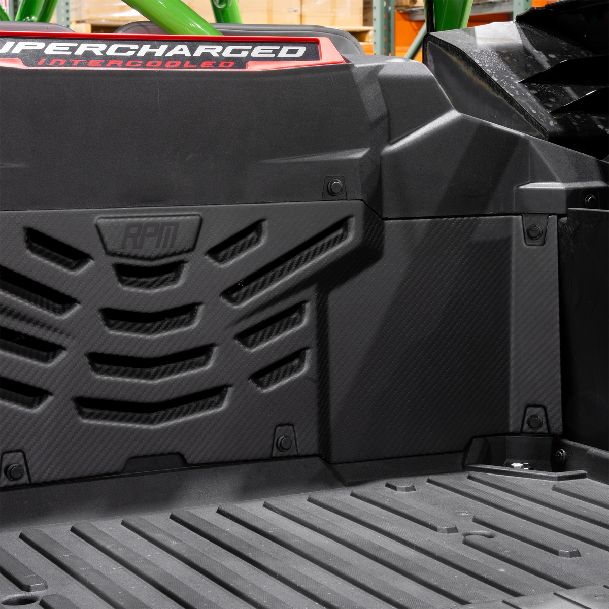 Kawasaki Teryx H2 Carbon Fiber Louvered Cargo Cover – product detail 5