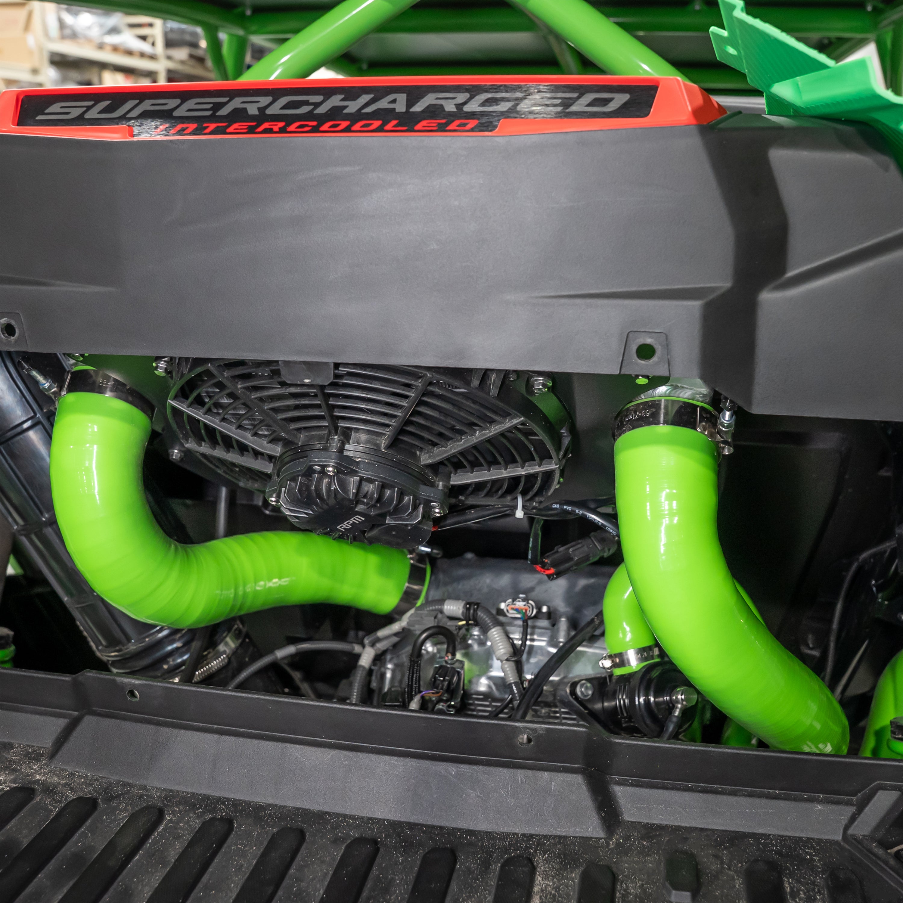 Photo of RPM SXS - RPM Kawasaki H2 Teryx 5-Ply, Wire Reinforced, Port Matched Silicone Charge Tubes by RPM SXS - Premium for UTVs / Side by Sides