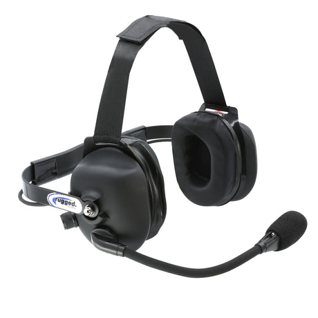 Photo of H43 Rubberized Behind the Head (BTH) 2-Way Radio Headset by Rugged Radios - Premium for UTVs / Side by Sides