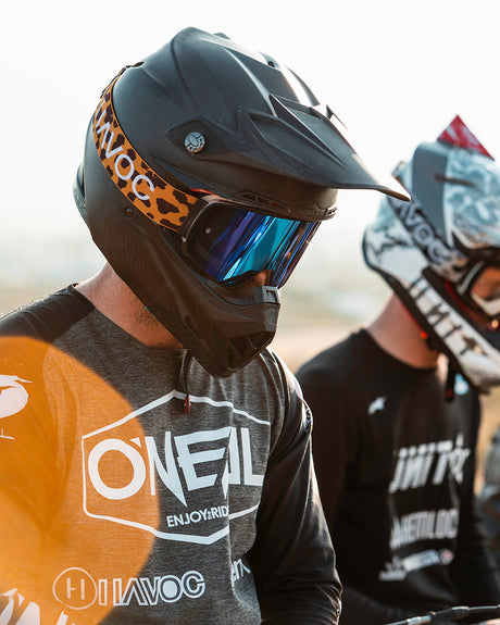 Havoc Infinity Goggle - Cheetah Strap / Silver Mirror Lens